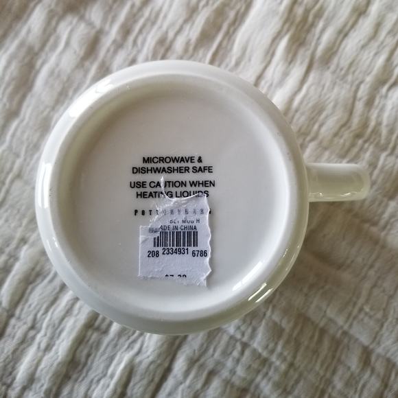 Pottery Barn | Ceramic Monogram H  Coffee Mug - Picture 4 of 7